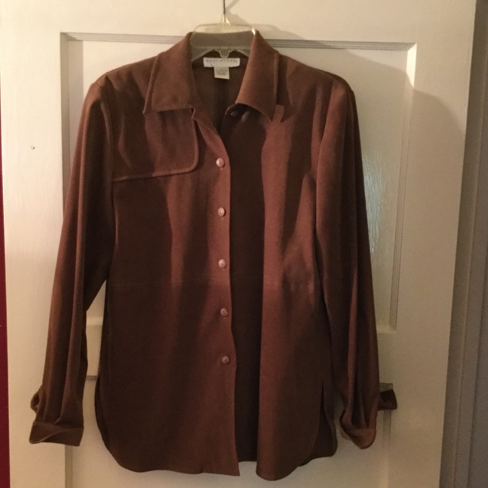 Doncaster Brown Shirt Jacket